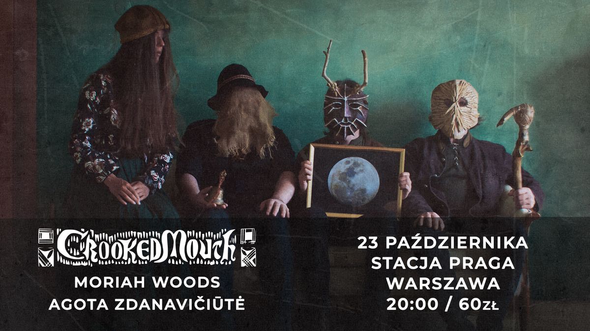 Crooked Mouth (CA\/LT) + Moriah Woods + Agota Zdanavi\u010di\u016bt\u0117 (LT) | Stacja Praga | Warszawa