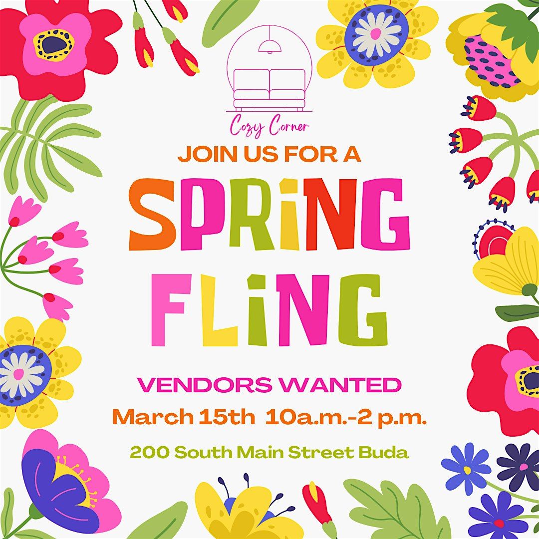 Spring Fling Market @ The Cozy Corner