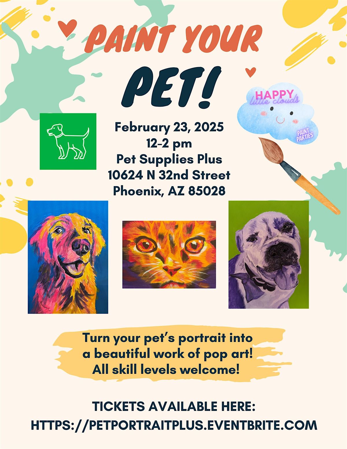 Paint your Pet at Pet Supplies Plus!