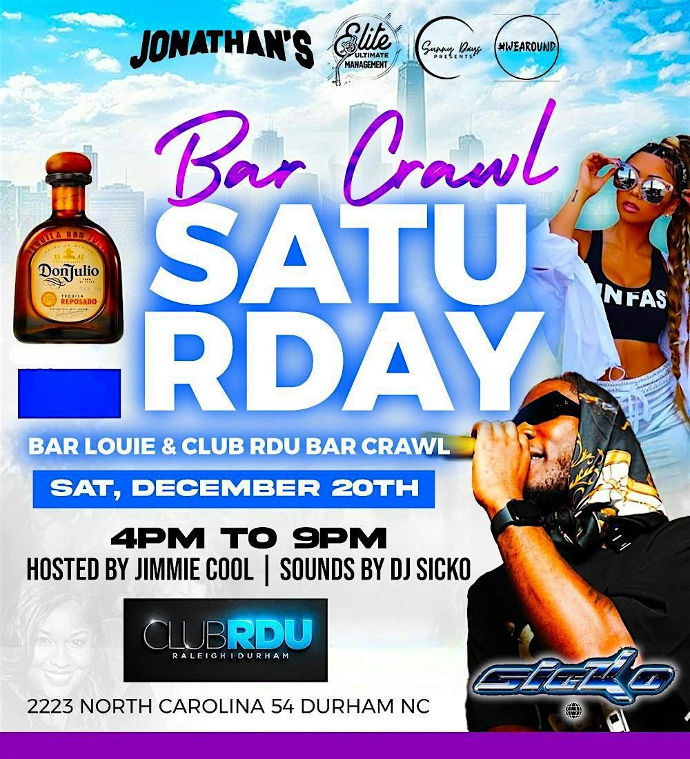 Bar Crawl Day Party Dec 20th