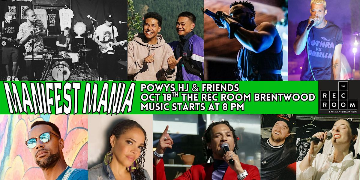 Manifest Mania - Powys HJ & Friends at the Rec Room