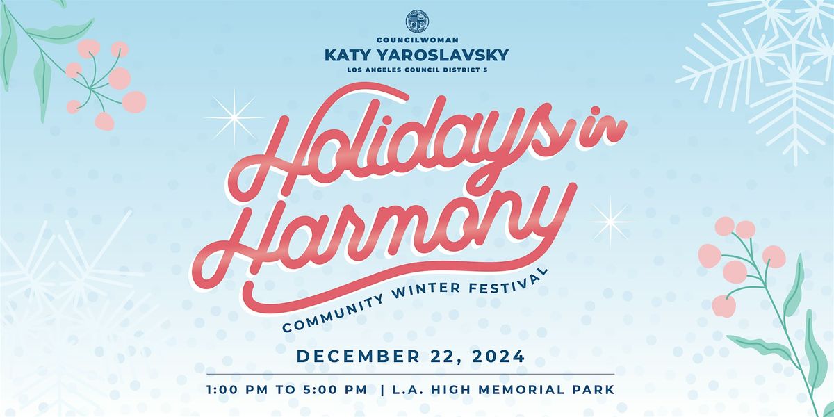 Holidays in Harmony: Community Winter Festival