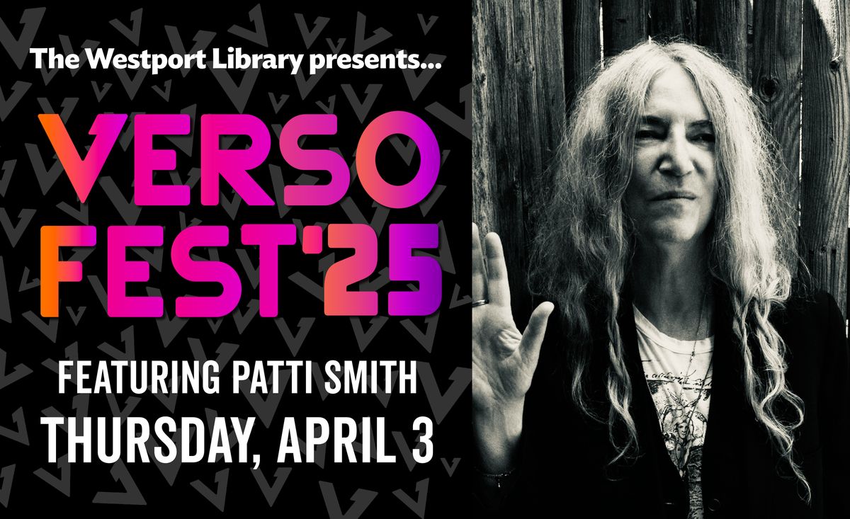 VersoFest Visionary 2025: Musician, Artist, and Icon Patti Smith