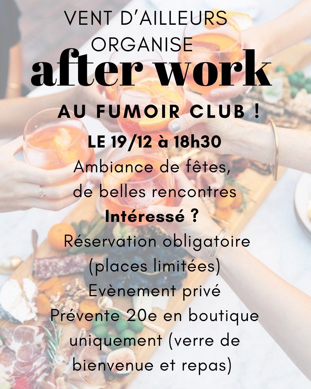 After Work au Fumoir Club