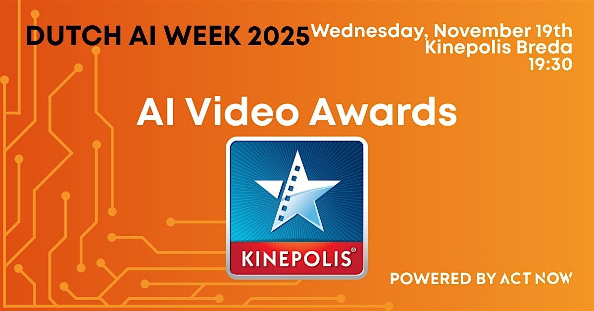AI Video Awards 2025 - Dutch AI Week