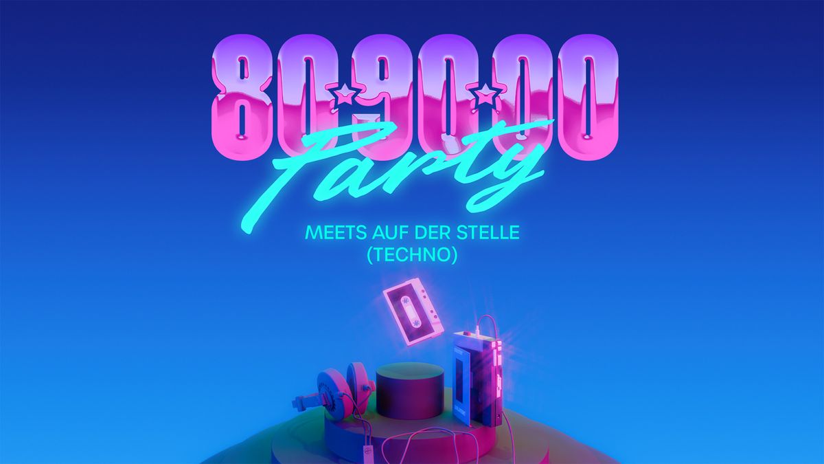 80-90-00 Meets Auf Der Stelle (Techno) \u2022 Schlachthof Wiesbaden