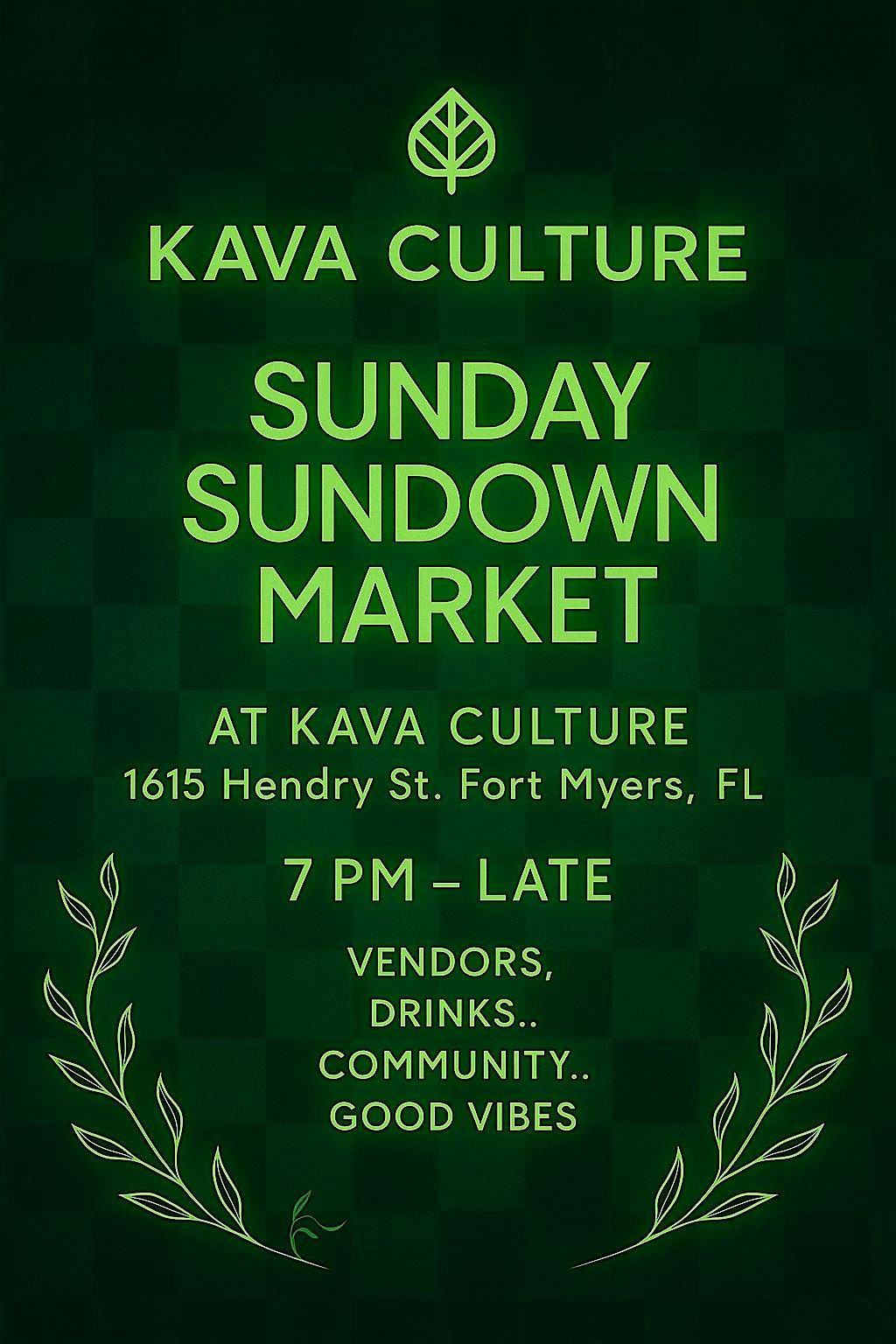 Sunday sundown market