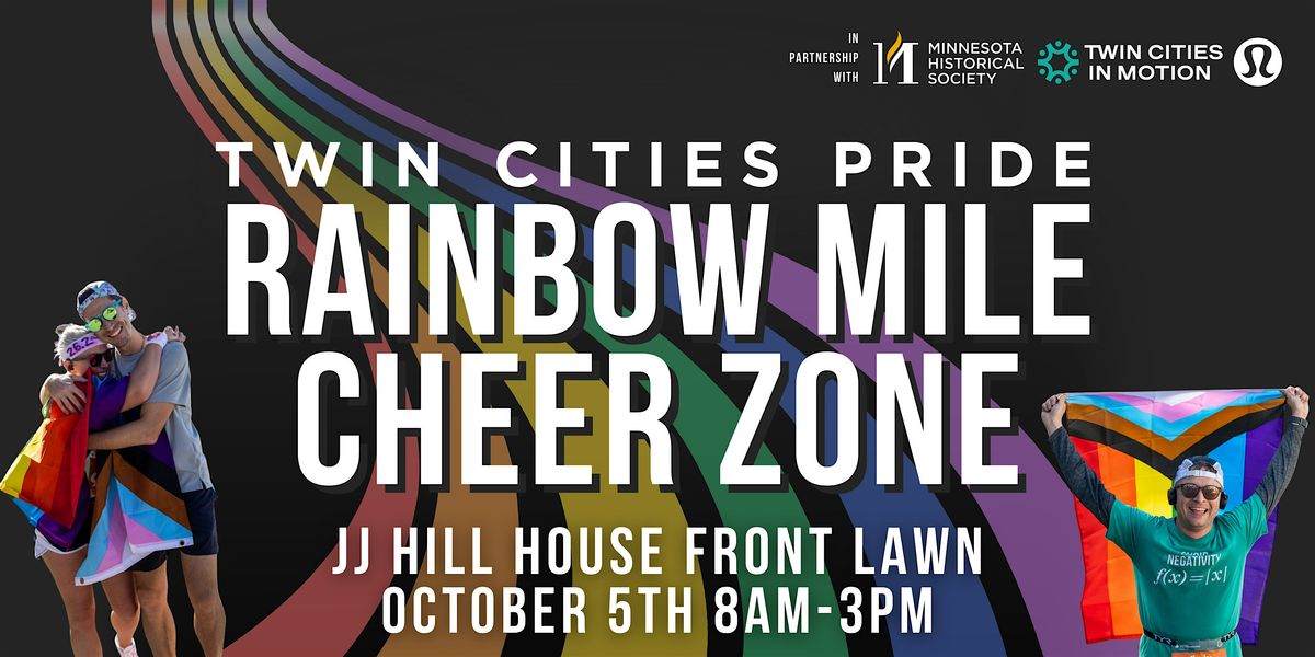 Rainbow Mile Cheer Zone with lululemon Mpls