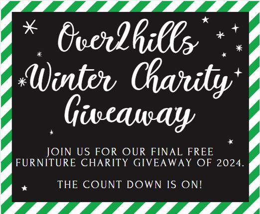 Over2hills Winter Free Furniture Charity Giveaway!