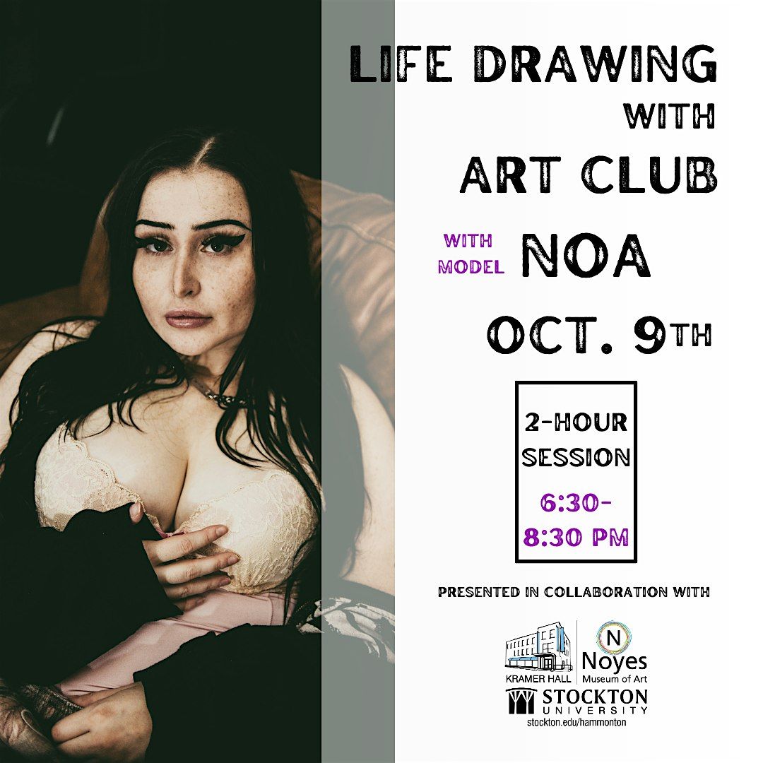 Life Drawing with Art Club - Noa