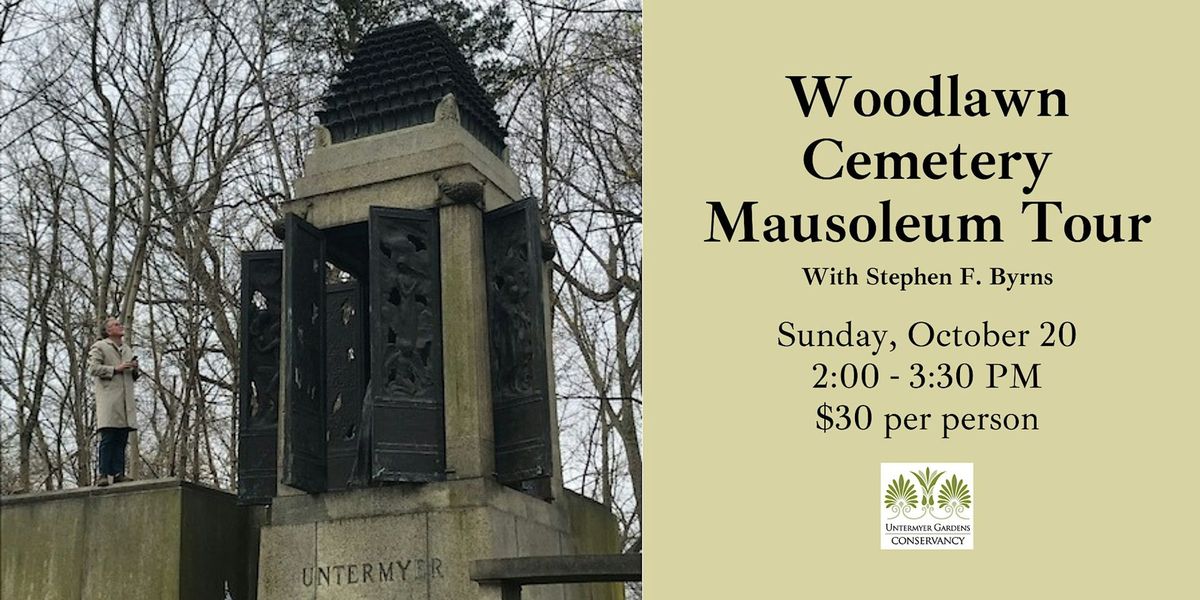 Mausoleum Tour at Woodlawn Cemetery 2024