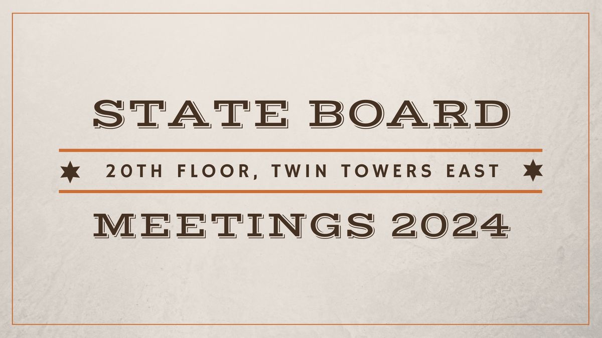 State Board Meeting Committee of the Whole 