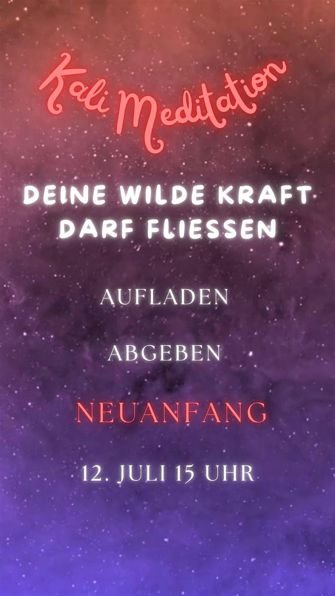 Kali Meditation \u2013 Deine wilde Kraft darf flie\u00dfen