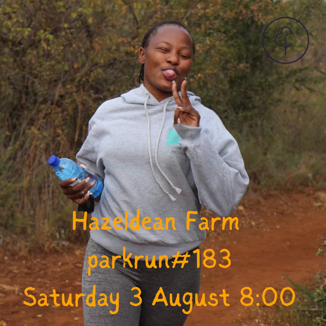 Hazeldean Farm parkrun event #183 - Saturday 3 August 