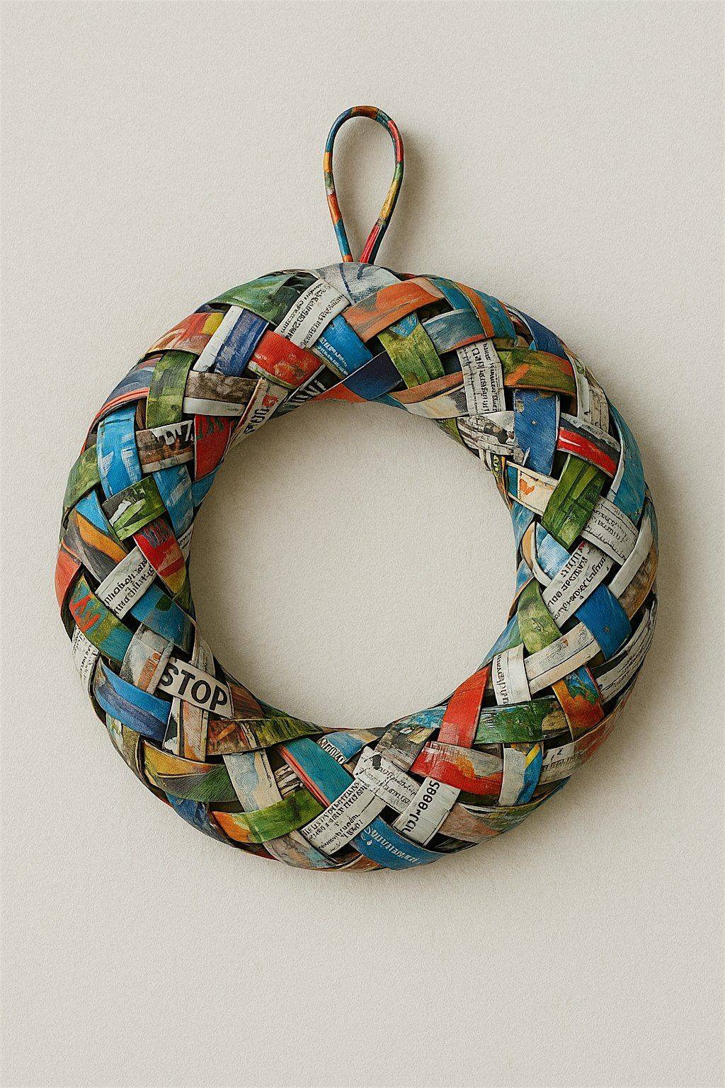 Paper Christmas Wreath Making Workshop