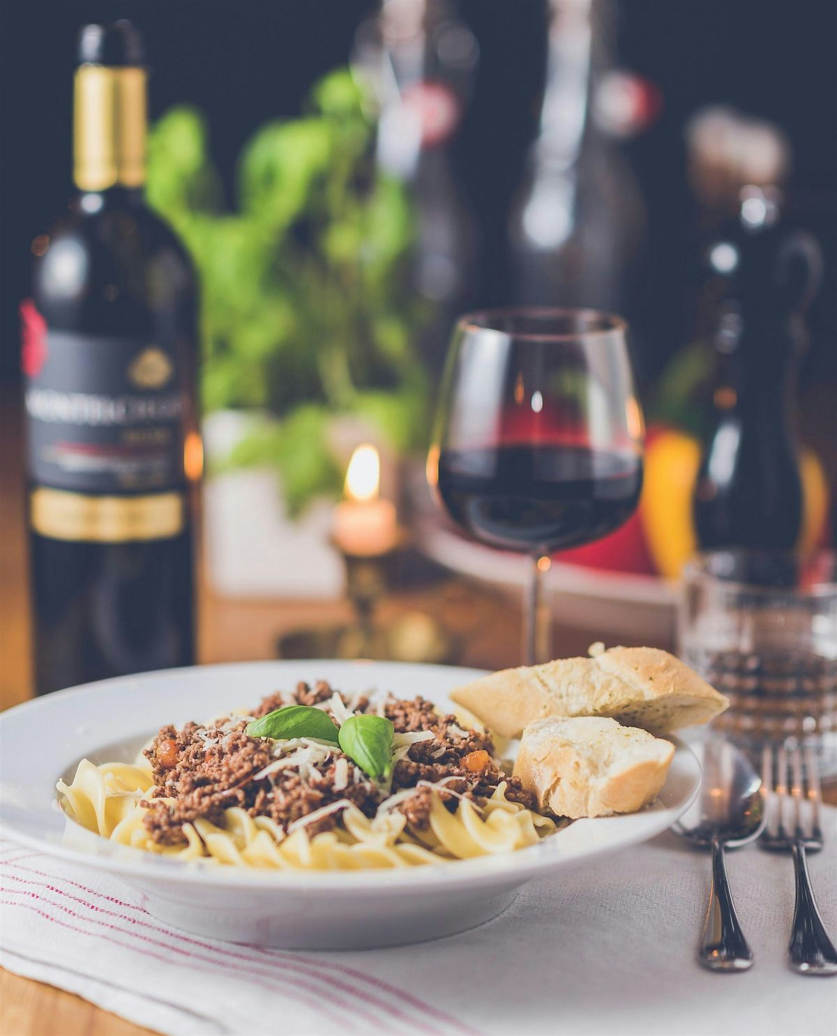 Paired Wine and Italian Food Evening