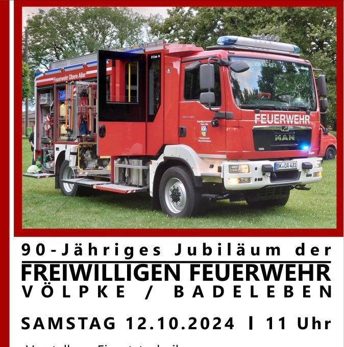 Tag der offenen T\u00fcr der Freiwilligen Feuerwehr V\u00f6lpke\/Badeleben