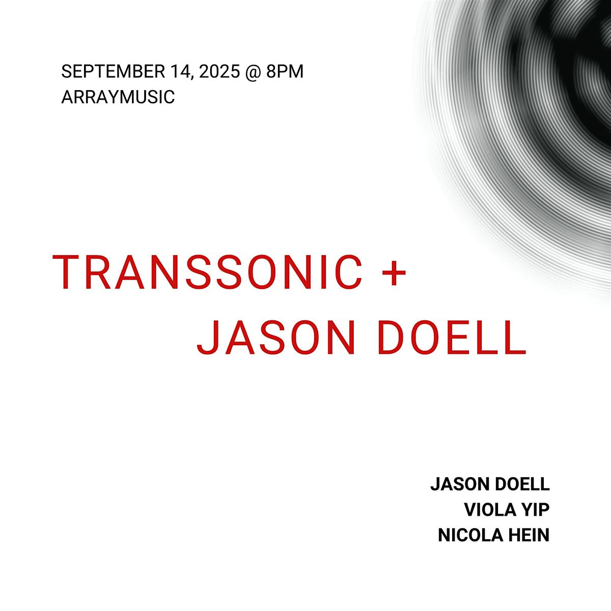 Freesound & Arraymusic Present: Transsonic!