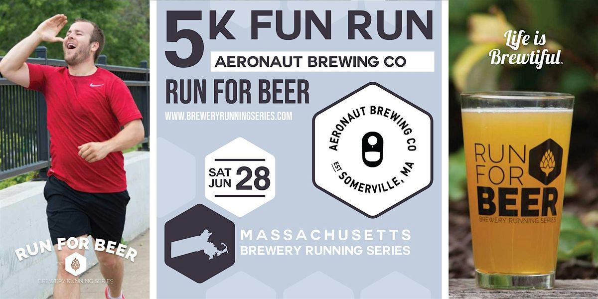 5k Beer Run x Aeronaut Brewing Co | 2025 MA Brewery Running Series