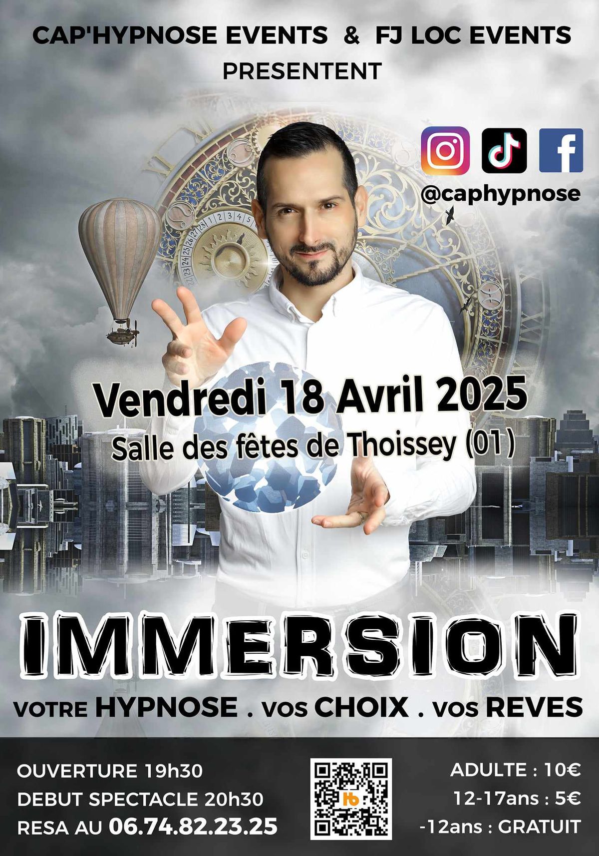 Soir\u00e9e spectacle d'hypnose 