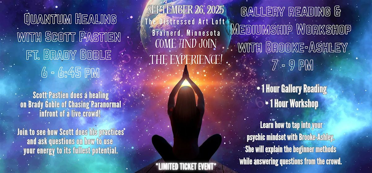 Brooke-Ashley Gallery Reading & Mediumship Workshop ft  Live Energy Healing