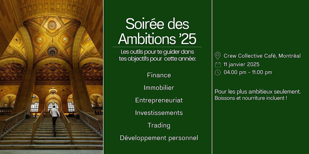 Soir\u00e9e des Ambitions 2025