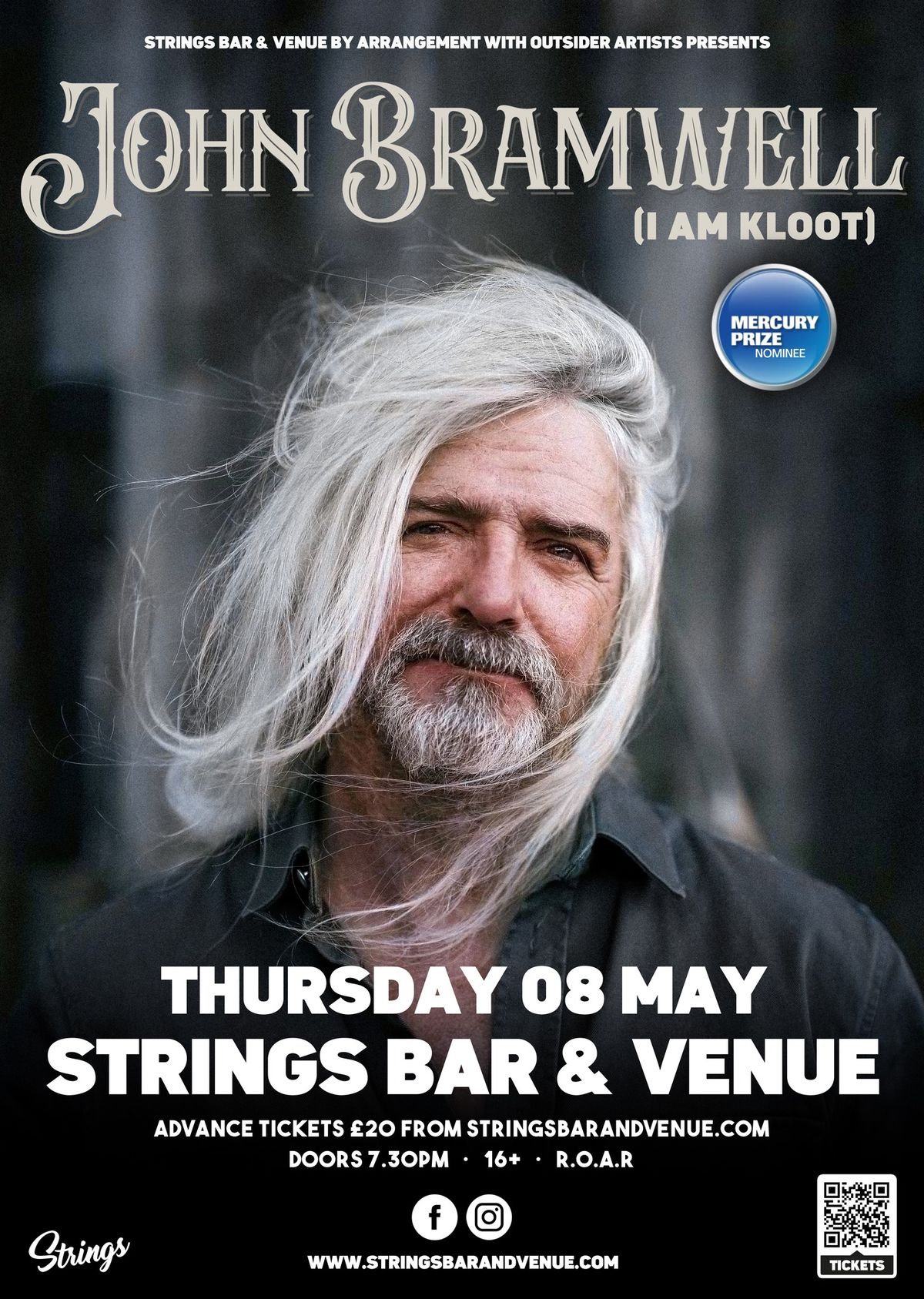 John Bramwell (I Am Kloot) Live at Strings Bar & Venue