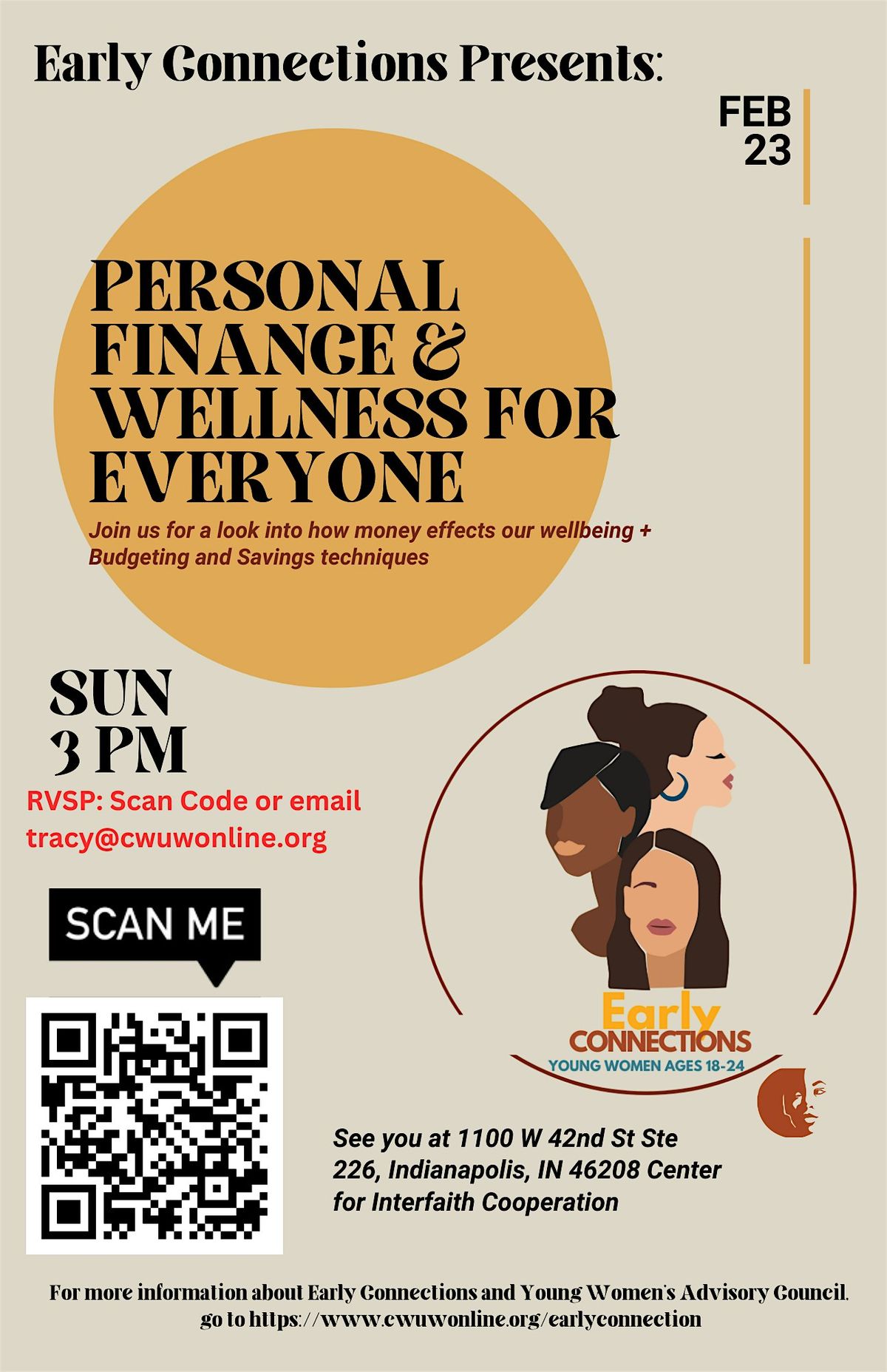 Early Connection Presents: Personal Finance & Wellness for Everyone