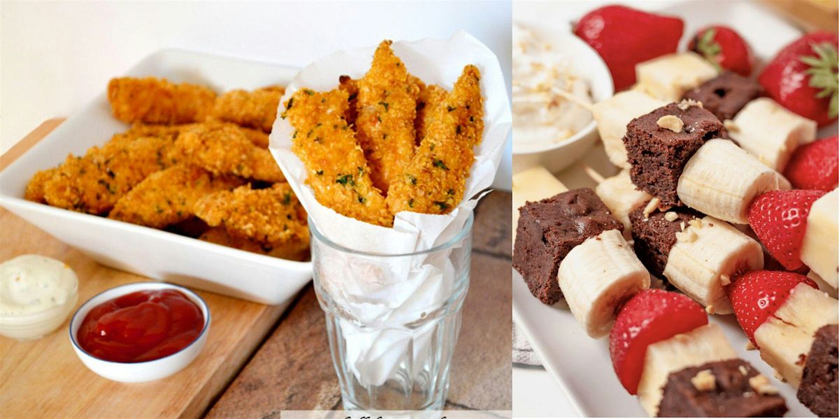 Culinary Kids: Cornflake Chicken & Banana Split Kabobs