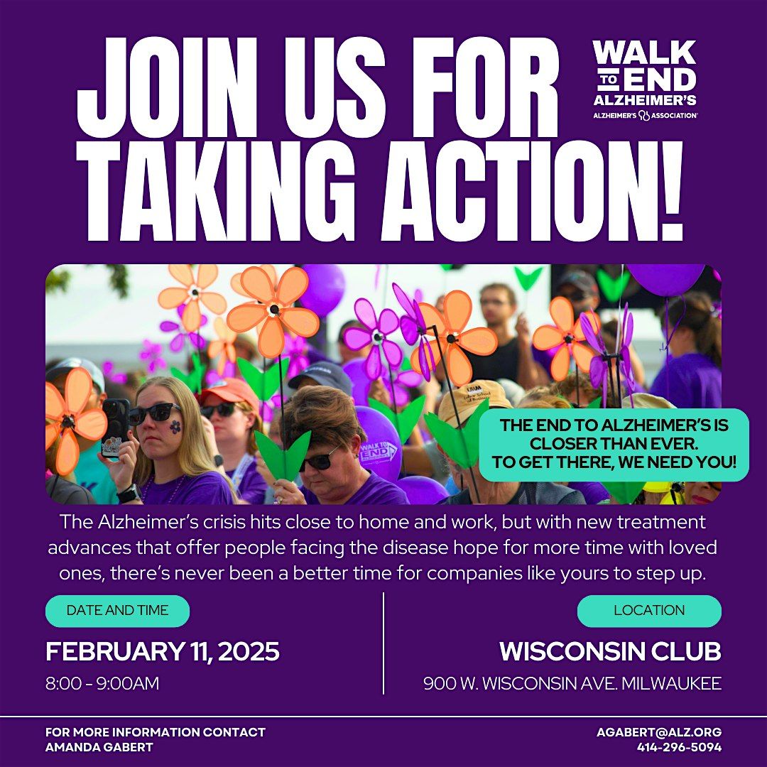 Walk to End Alzheimer's Company Kick Off