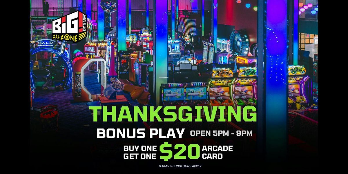 Thanksgiving Bonus Play