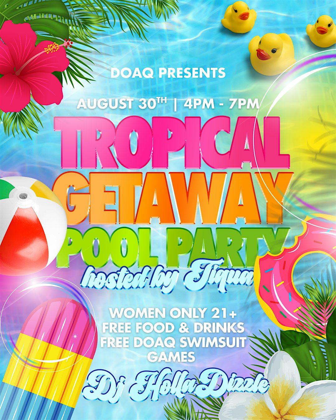 Tropical Getaway Pool Party