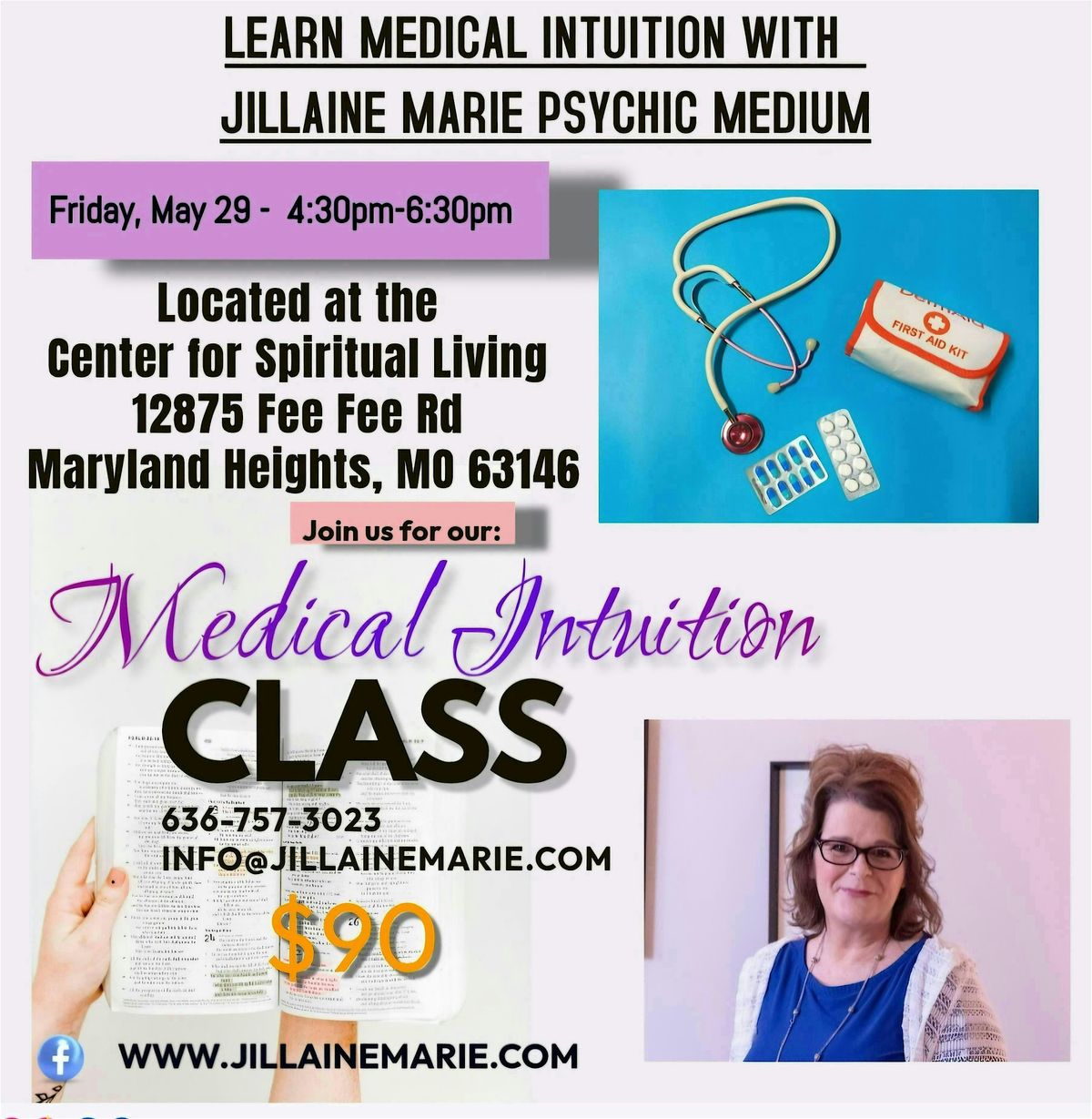 Medical Intuition Class with Jillaine Marie