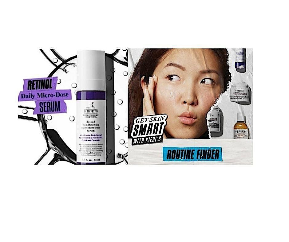 Kiehl's X TDS Exclusive Retinol Speed Dating Masterclass