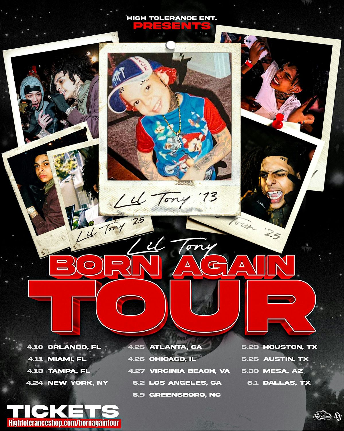 Lil Tony Born Again Tour