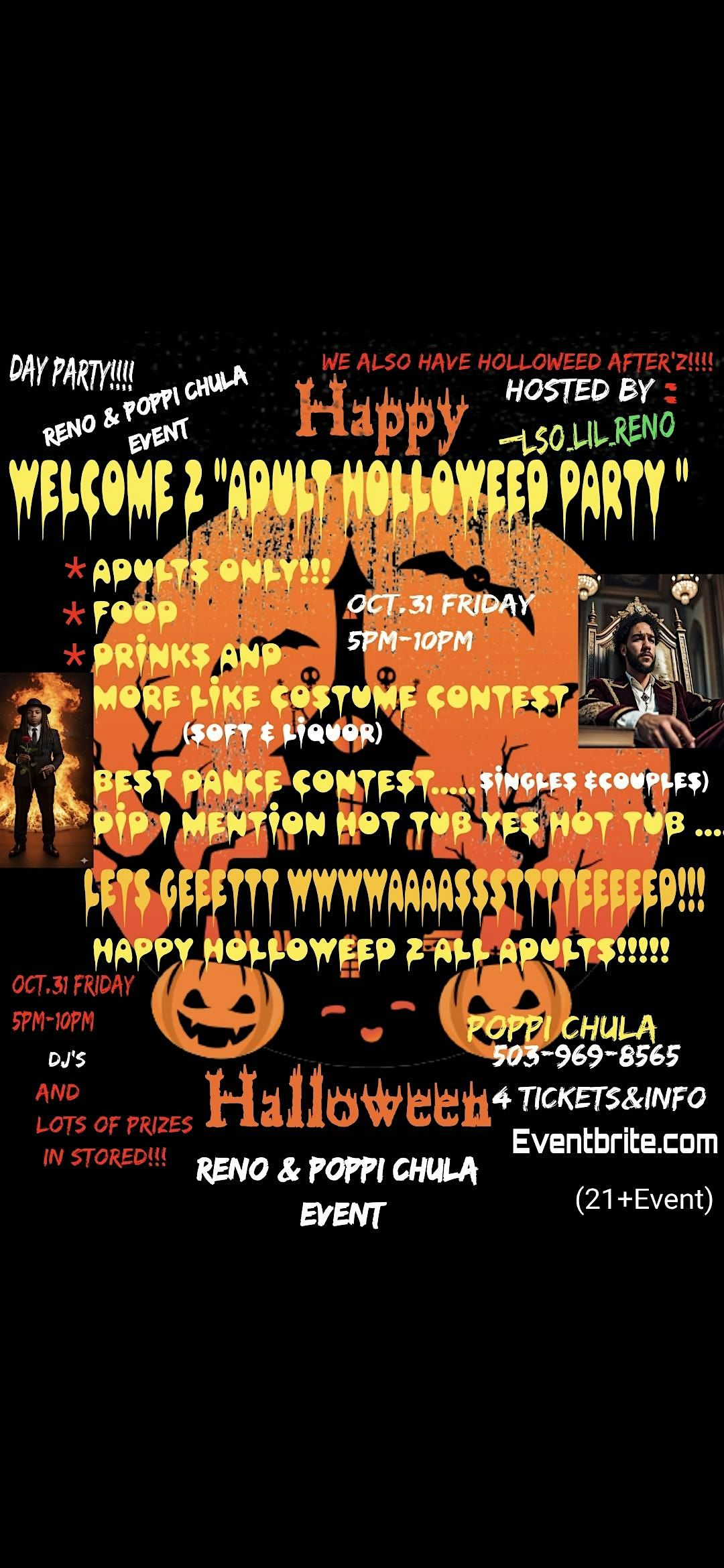 POPPI & RENO HALLOWEED HALLOWEEN PARTY