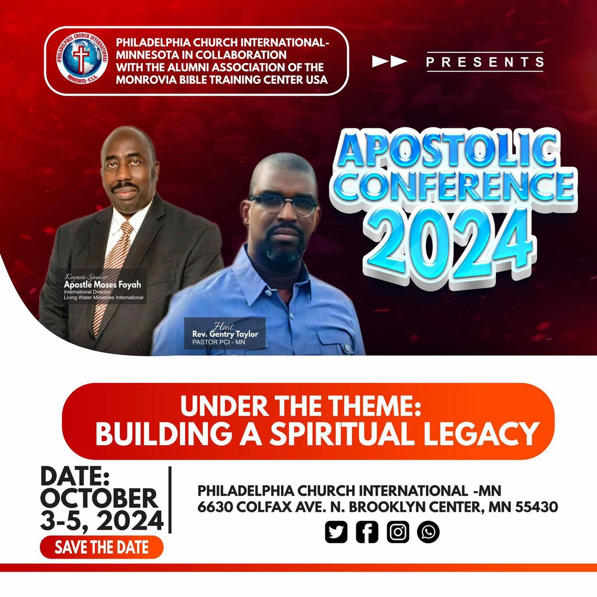 Apostolic Spiritual Legacy Conference 