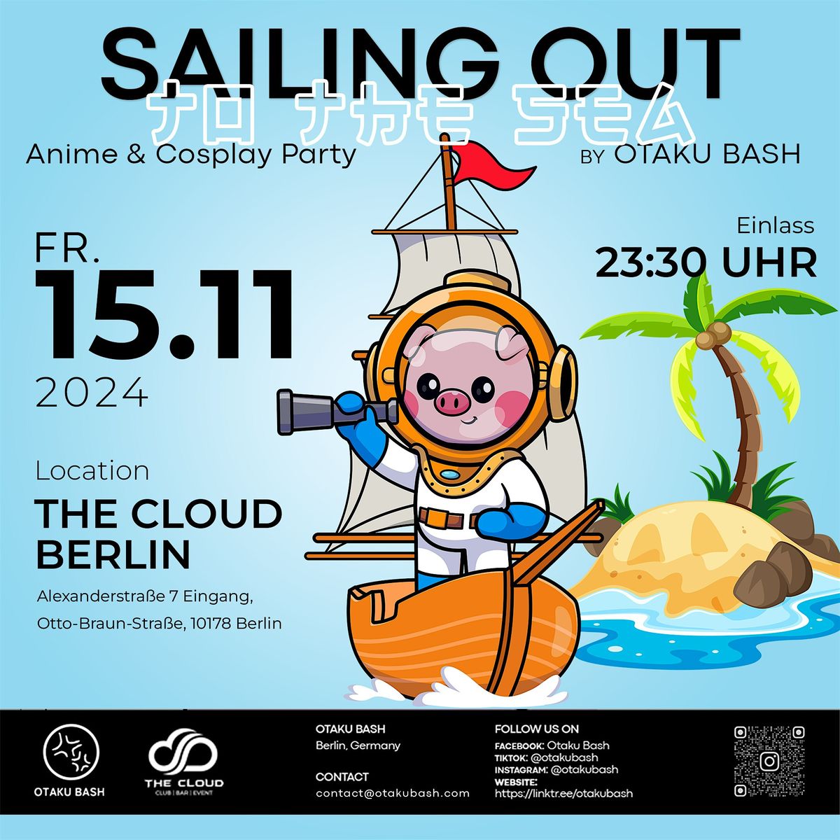 Anime & Cosplay Party - Sailing out to the Sea