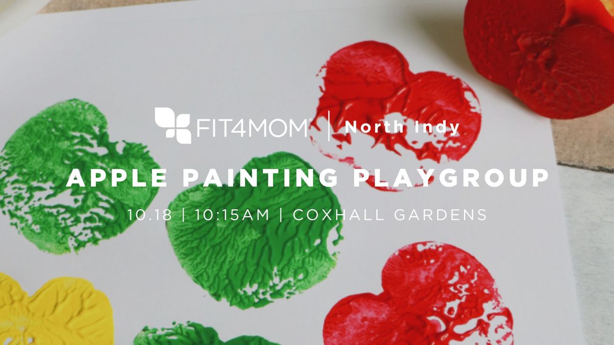 Apple painting playgroup 