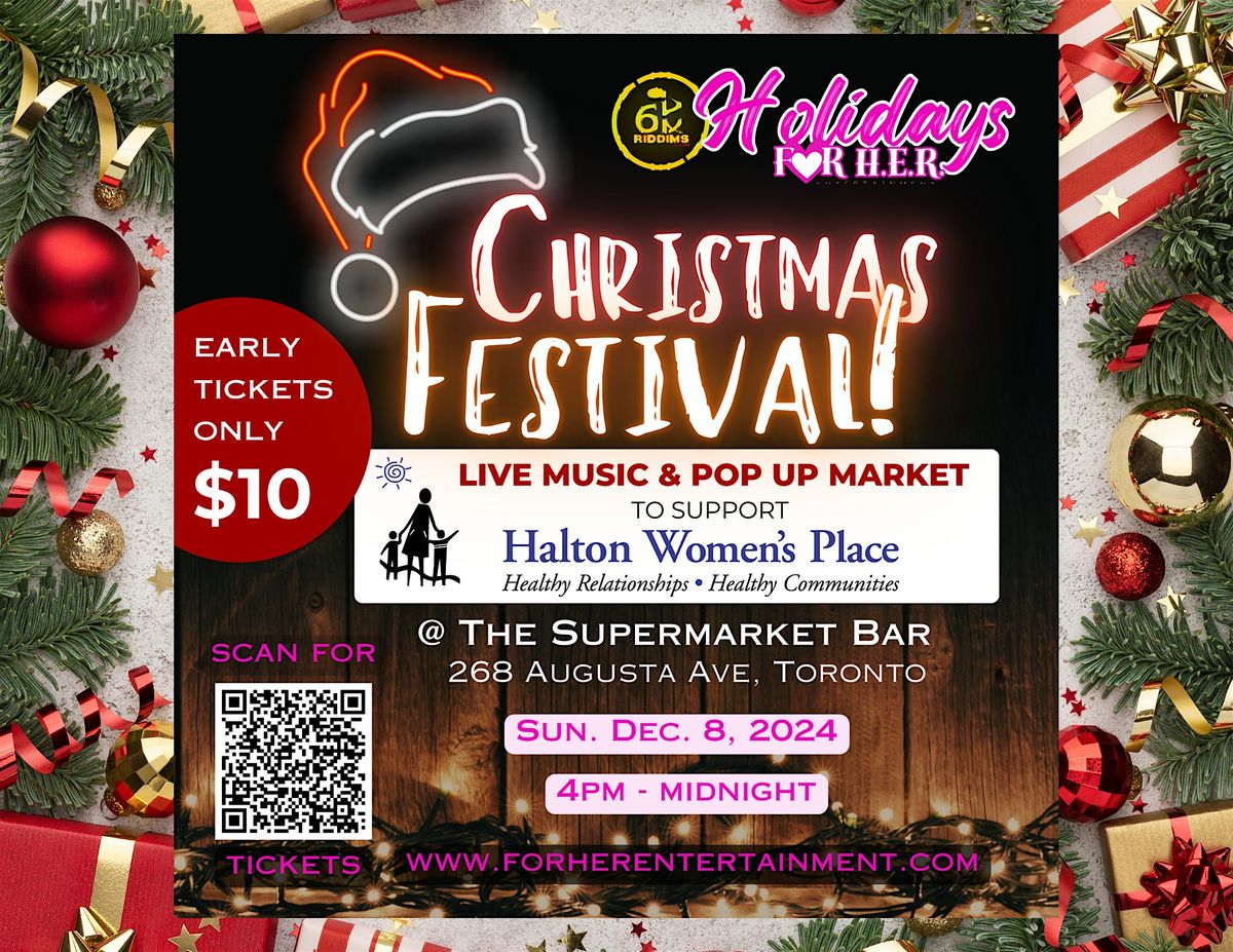 Holidays For H.E.R  (Toronto) -  Fundraising Christmas Festival