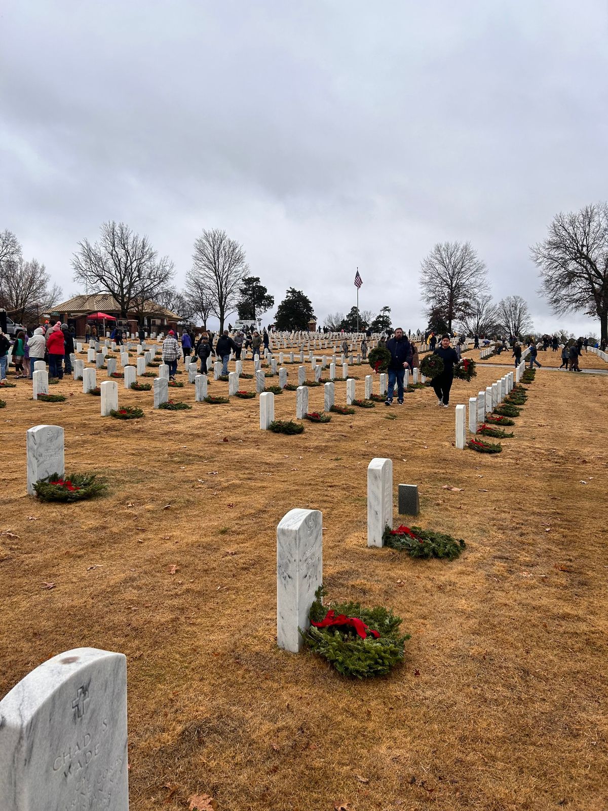 WAA - Wreath Removal - Fayetteville National Cemetery 