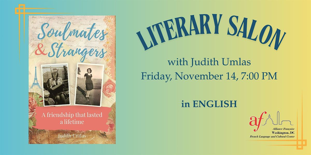 Meet author Judith Umlas on Friday November 14 at 7:00 pm.