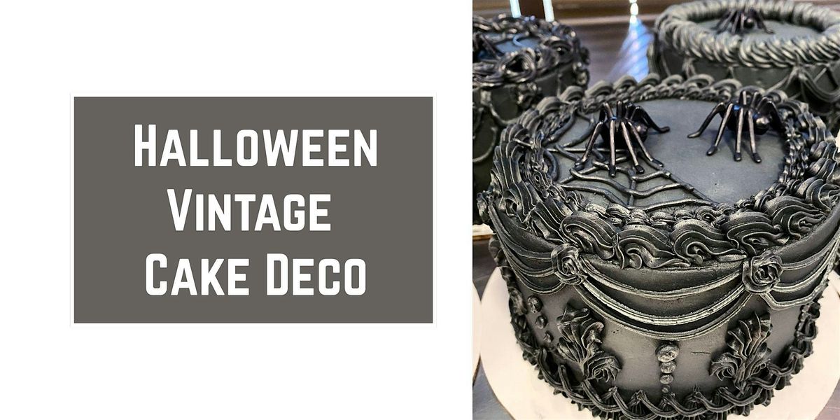 Halloween Vintage Cake Deco