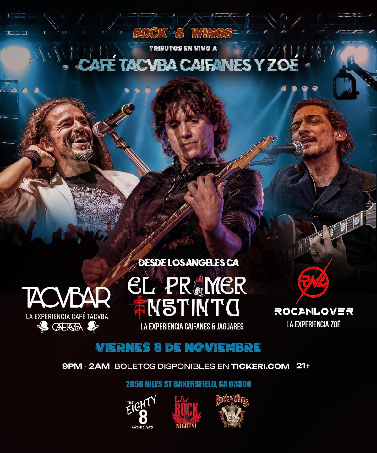 TRIPLE TRIBUTO EN VIVO AL ROCK MEXICANO!!