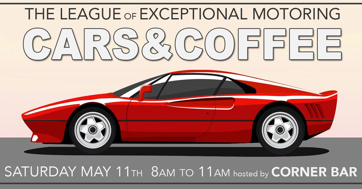 CARS&COFFEE MAY 2024 CORNER BAR