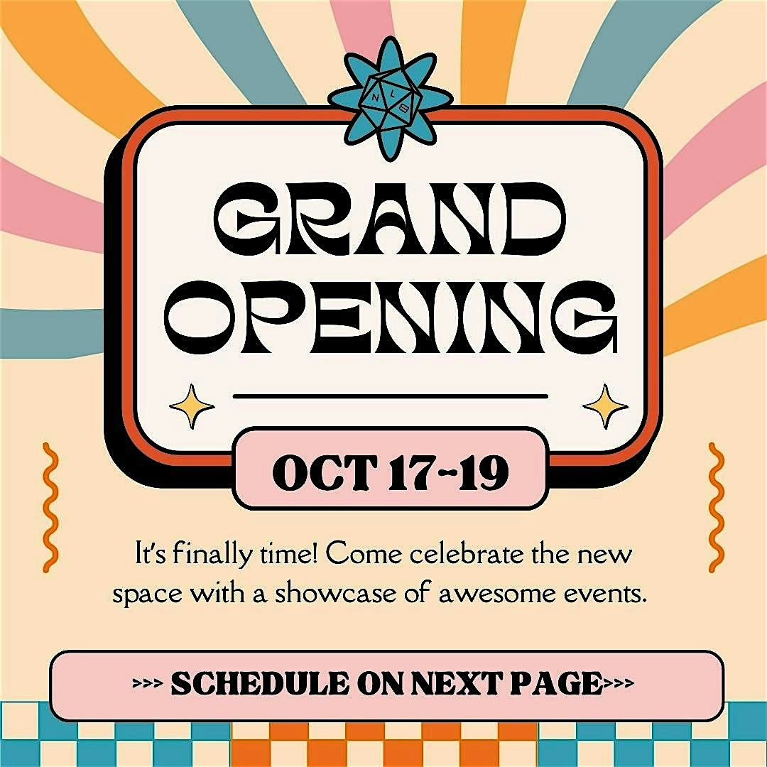 NLB's Grand Opening Weekend