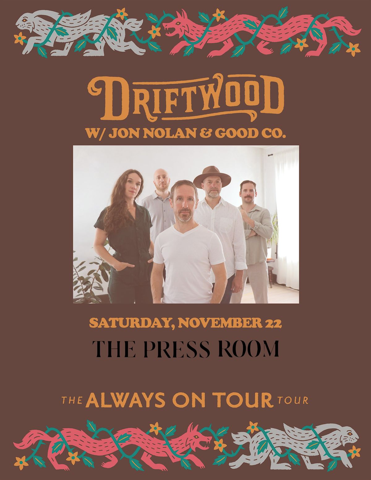 Driftwood w\/ Jon Nolan & Good Co.