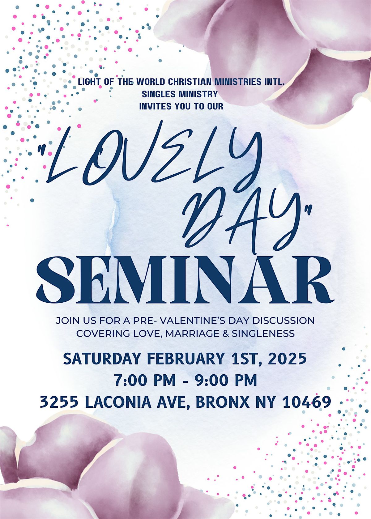 "Lovely Day" Relationship Seminar