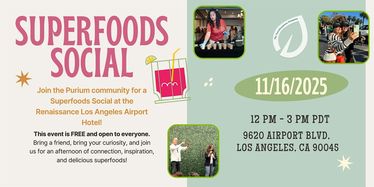 Purium's Superfoods Social