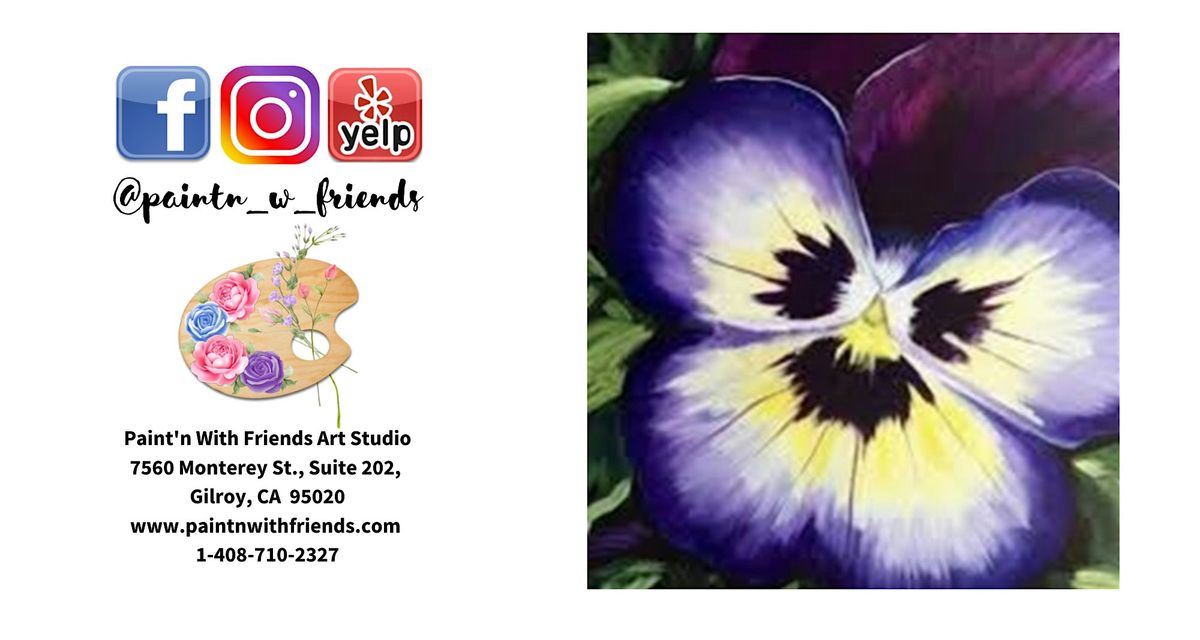 Paint Party - Flower of the Month - January